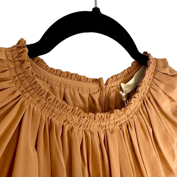 ULLA JOHNSON Tahlia Dress in Chestnut 100% Silk $780 orig NWT! - Picture 9 of 12